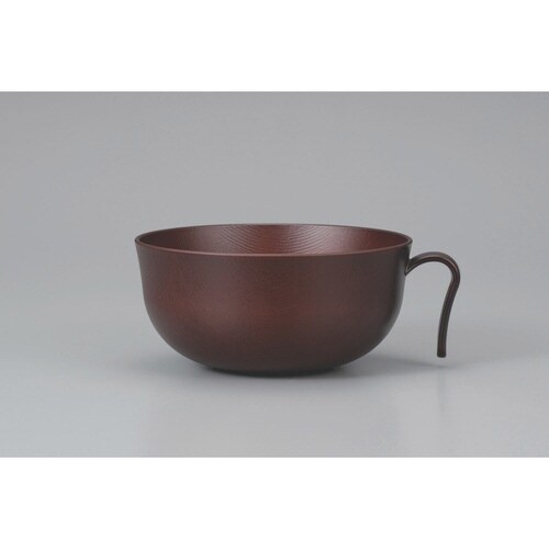 どんぶり 17cm 持ち手付き Woody ローズ