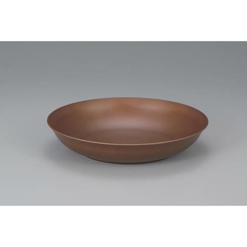 プレート 23cm 深皿 ライトブラウン×2