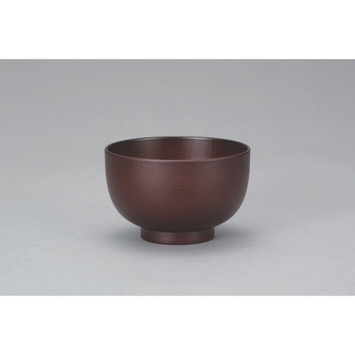 汁椀 木目 山中塗 樹脂製 木製風 ローズ