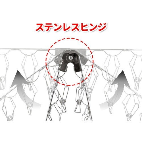 洗濯ハンガー ステンレスハンガー×2