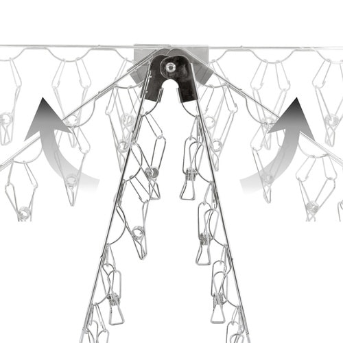 洗濯ハンガー ステンレスハンガー×2