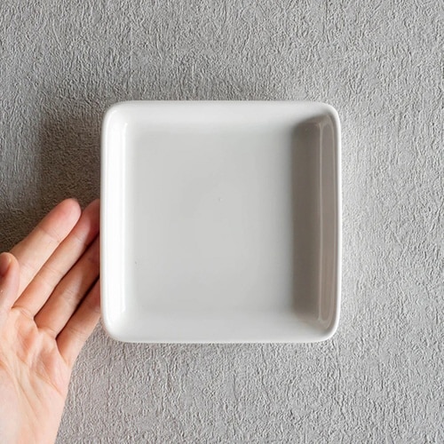 プレート スクエア 14cm 洋食器 軽量強化磁器