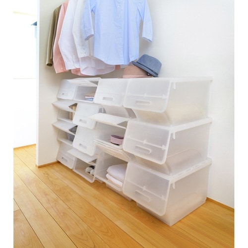 収納ボックス 前開き ナチュラ フロック30 深型