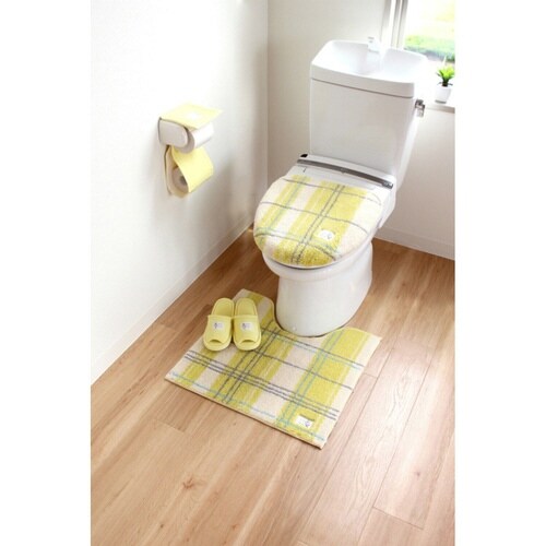 トイレマット エブリー 約55x60cm イエロー