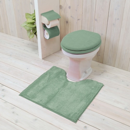 トイレマット カラーショップ スモークグリーン×2