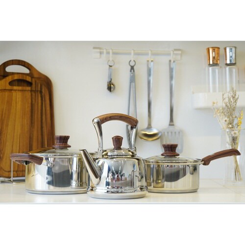 両手鍋 20cm IH対応 ウッディパル