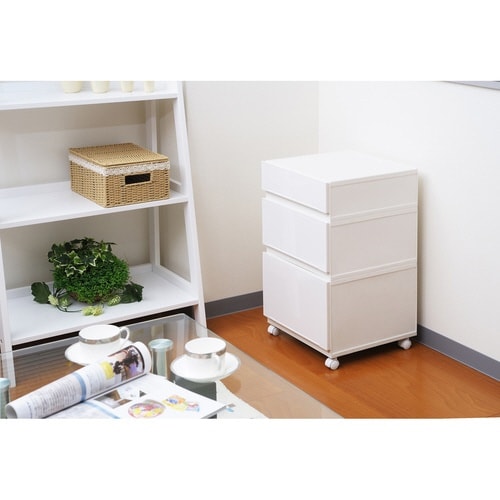 収納ケース ホワイト×2