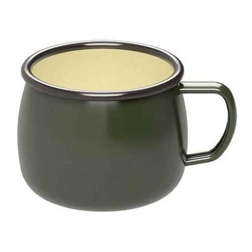 アウトドア食器 ホーロー オリーブグリーン