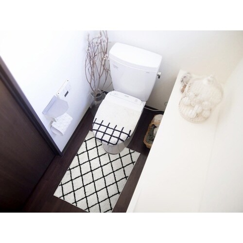 ロングトイレマット Saltoru? ホワイト