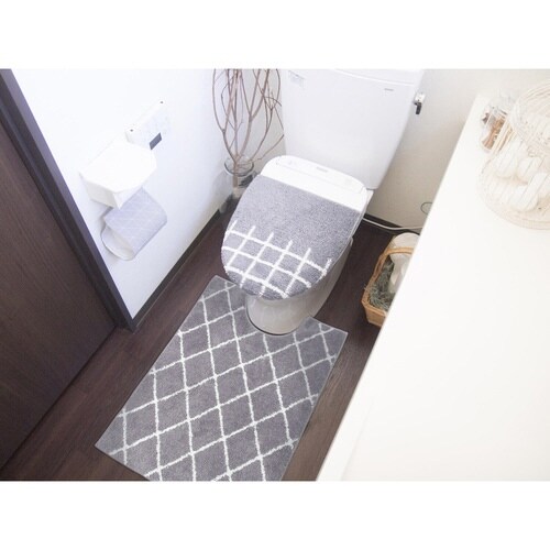 ロングトイレマット Saltoru? グレー×2