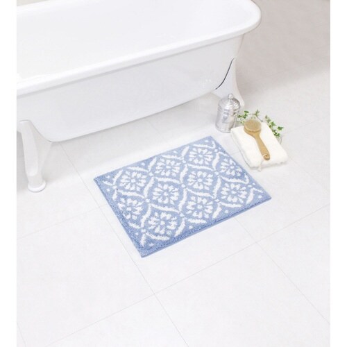 バスマット 乾度良好 ボーテ ブルー
