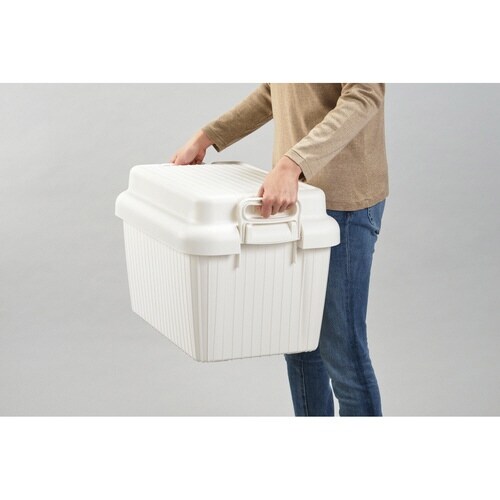 収納ボックス 座れる ホワイト