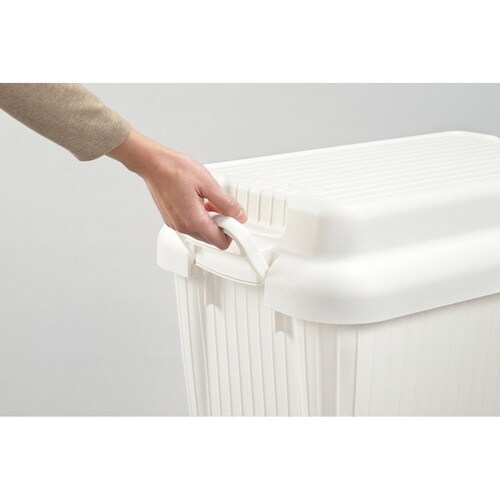 収納ボックス 座れる ホワイト