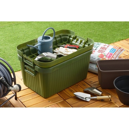 収納ボックス 座れる グリーン