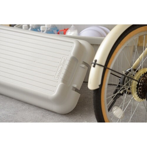 収納ボックス 座れる グレー