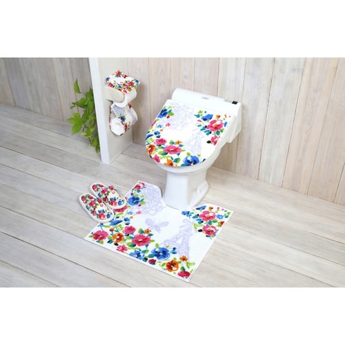 トイレマット フタカバー セット ジェンヌ×2