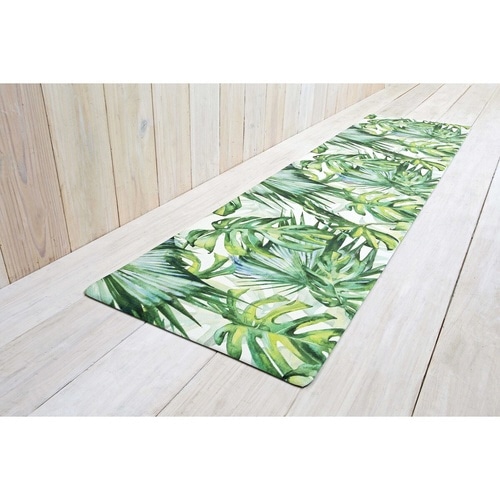 キッチンマット 拭ける 120cm ジャングル