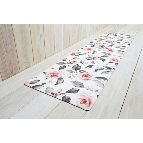 キッチンマット 拭ける 120cm ドローレス