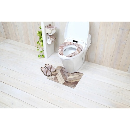 トイレマット 40×50cm 拭ける ヘリング×2