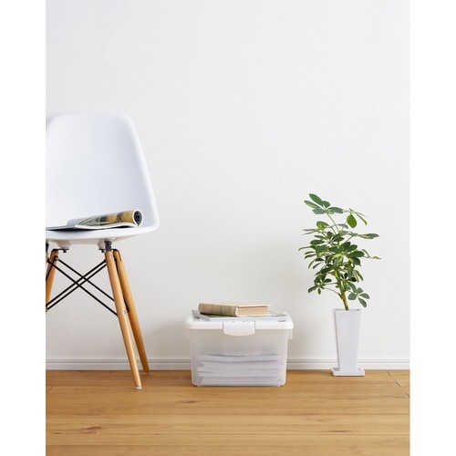 収納ボックス ハコス Mサイズ ふた付き WT×2