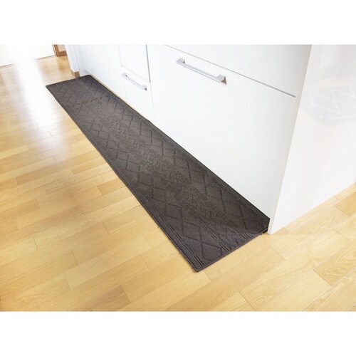 キッチンマット 252 45×252cm ブラウン