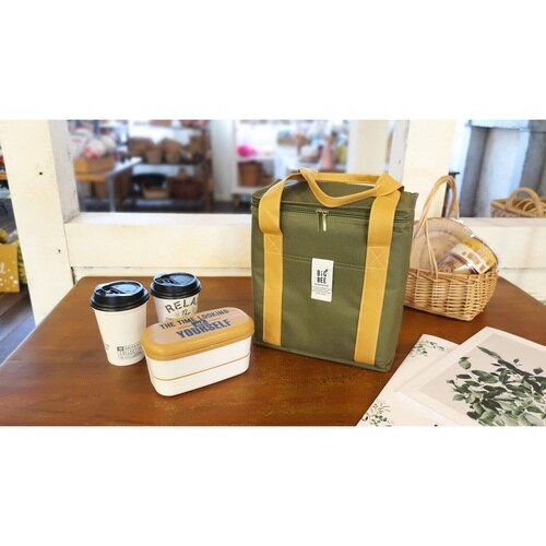 ランチバッグ 保冷 BigBee オリーブグリーン
