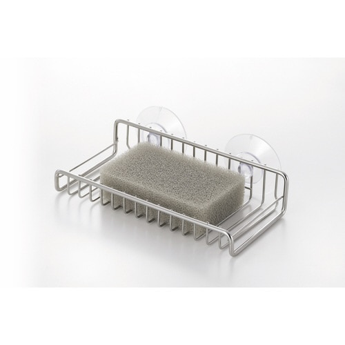 スポンジラック 洗剤ラック ステンレス製 吸盤