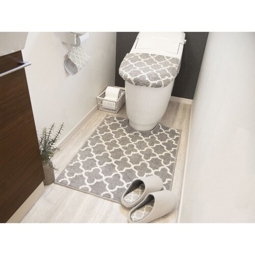 トイレマット 80×60cm グレー×2