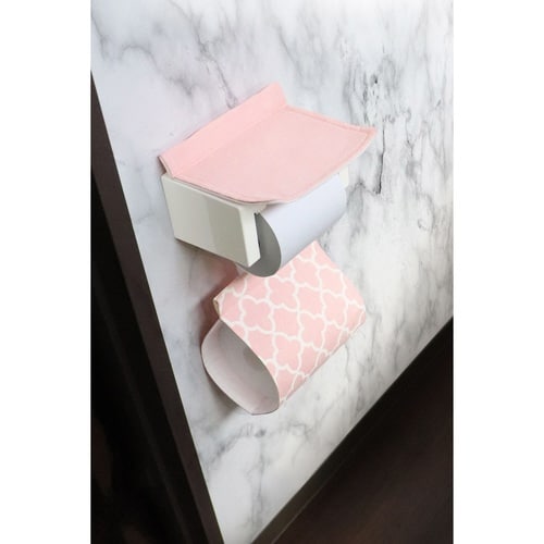 ペーパーホルダーカバー モロッカン ピンク