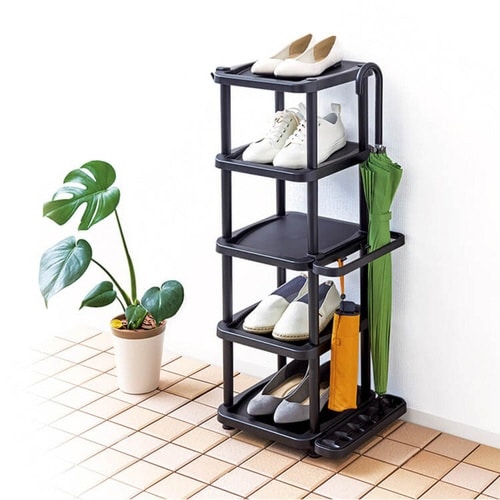 シューズラック5段くつ置けるん棚PROFIX×2