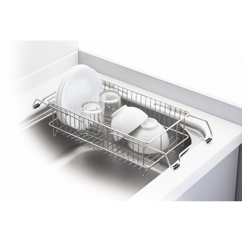 水切りラック シンク渡し式 ステンレス製×2