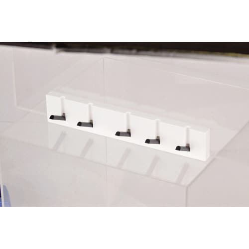 キッチンフック 5連フック マグネット ホワイト