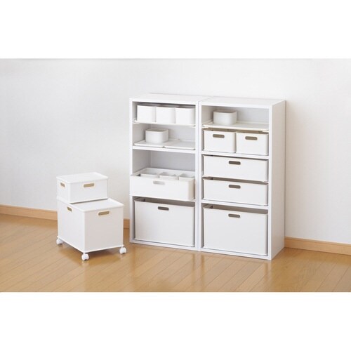 カラーボックス 横置き インナーボックス ホワイト