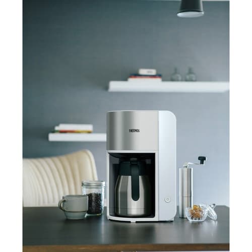 コーヒーメーカー 真空断熱ポット ホワイト