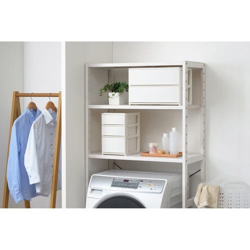 収納ケース 引き出し ホワイト×2