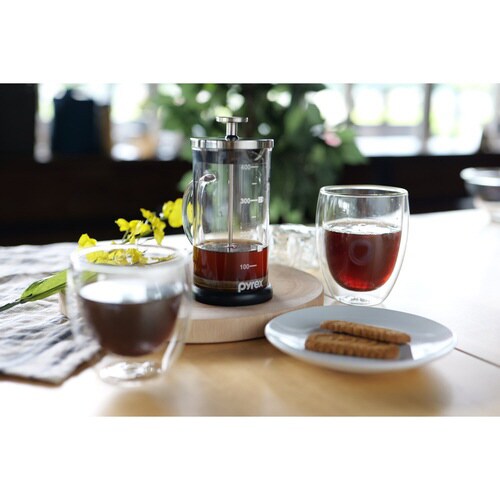 コーヒープレス 400ml Pyrex×2
