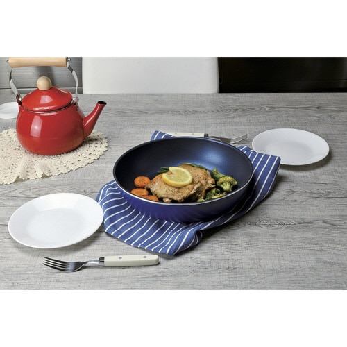 フライパン 5点セット A IH対応 ネイビー