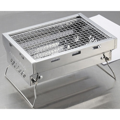 アウトドア コンロ ステンレス ソログリル