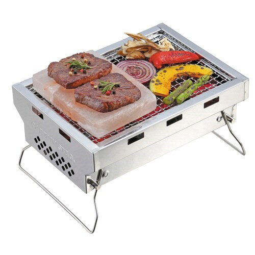 アウトドア コンロ ステンレス ソログリル