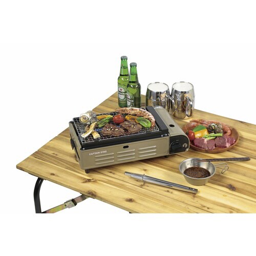 アウトドア カセットコンロ 卓上 焼き名人