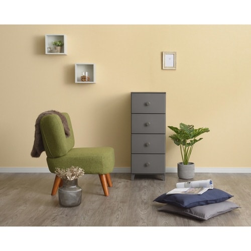 チェスト コンベッソ ダークグレー