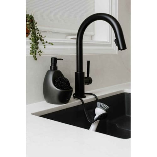 ディスペンサー キッチン 約590ml ブラック