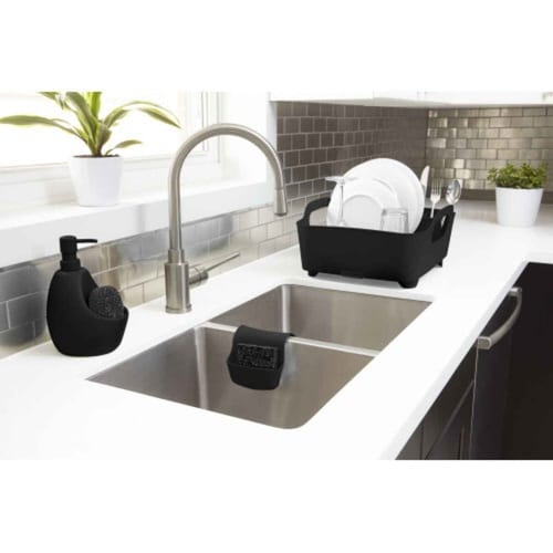 ディスペンサー キッチン 約590ml ブラック