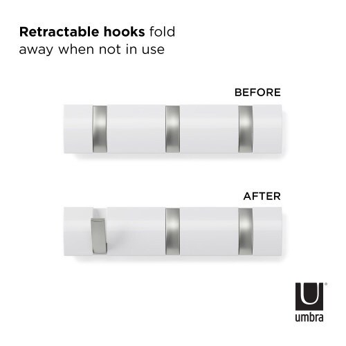 umbra アンブラ フック 3連 ホワイト