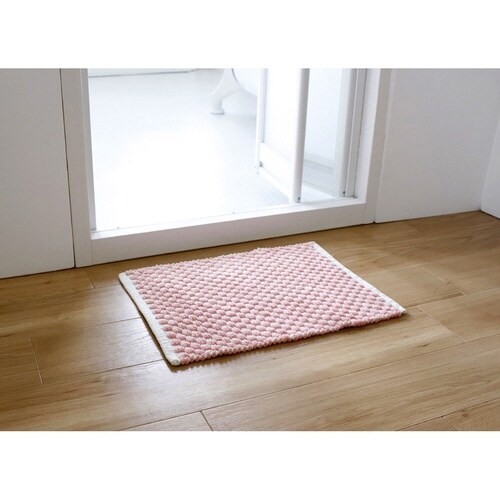 バスマット ポコモコトーン 45×60cm ピンク