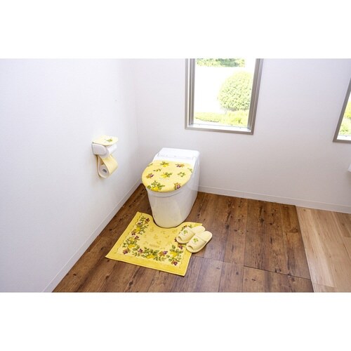 トイレマット 58×60cm イエロー×2