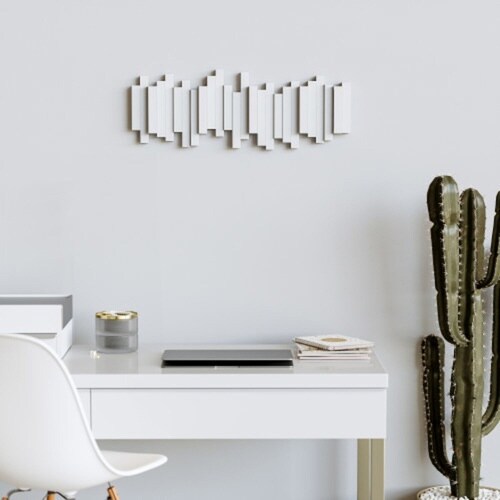 umbra アンブラ フック 5連 ホワイト