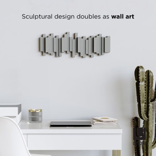 umbra アンブラ フック 5連 グレー