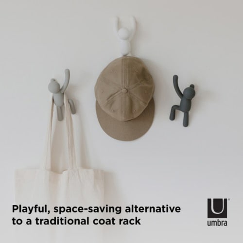 umbra アンブラ フック 3個入り グレー×2