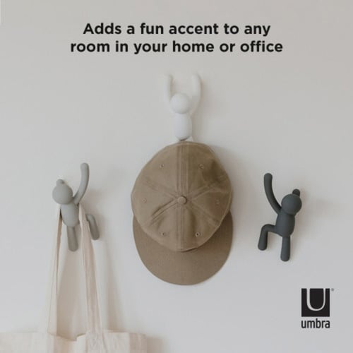 umbra アンブラ フック 3個入り グレー×2
